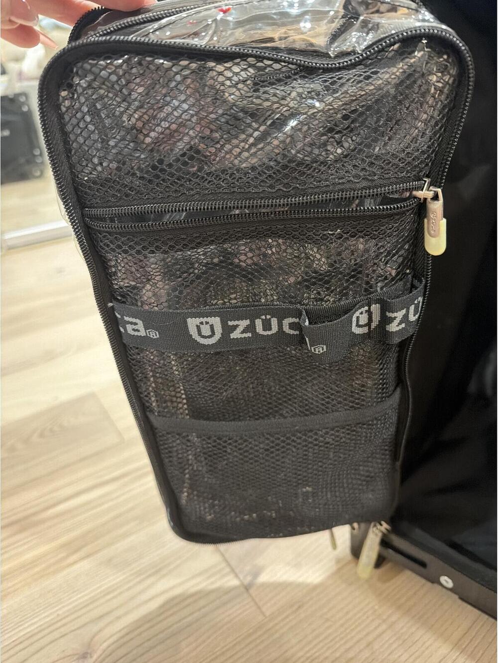 ZÜCA Black Rolling Carry-On Travel Bag with Telescoping Handle - Picture 4 of 6